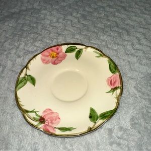Franciscan Desert Rose Tea Cup Saucer 6” Hand Painted